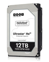 Refurbished | WD HUH721212AL4200 ultrastar he12 12tb 7.2k sas-12gbps 4kn 3.5" hdd